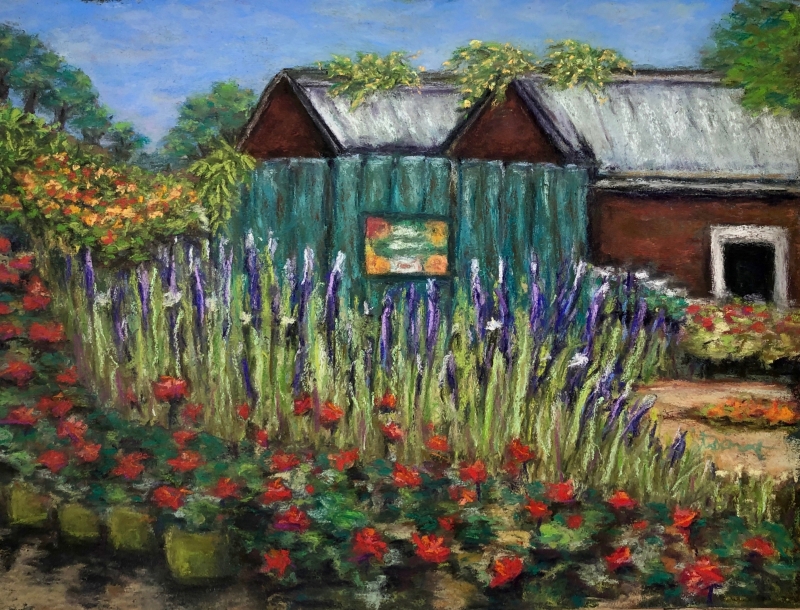 Glorious Garden Center by artist Julie Schmidt